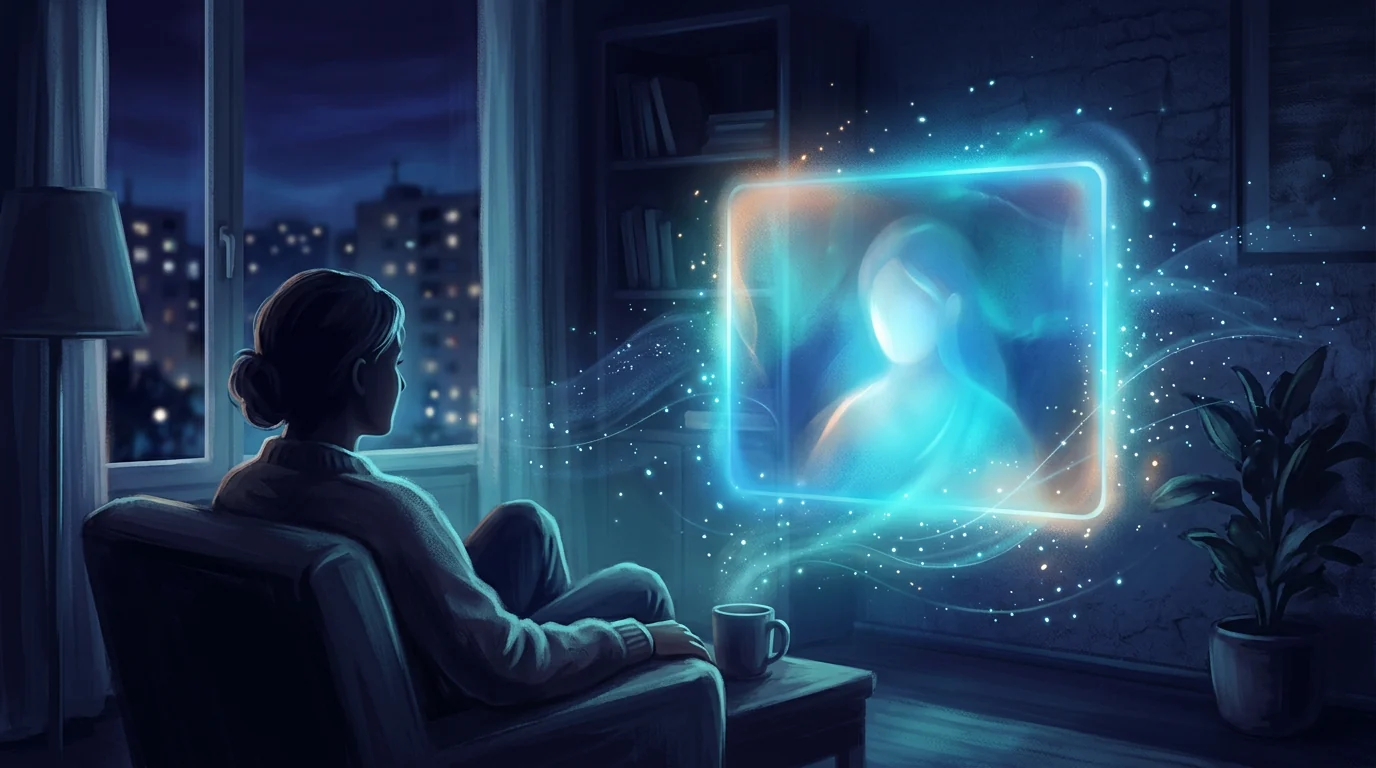 TeleMind România: psihiatru online și consult psihiatric video, ilustrație editorială calmă.